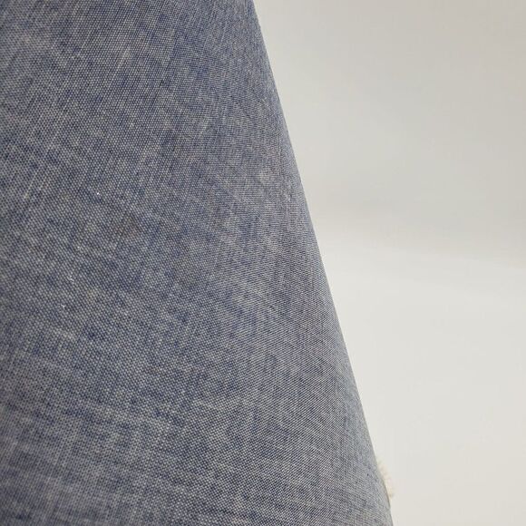 Pottery Barn Kids Lamp Shade Blue With Red Plaid Trim & Rope Detail - Picture 7 of 7